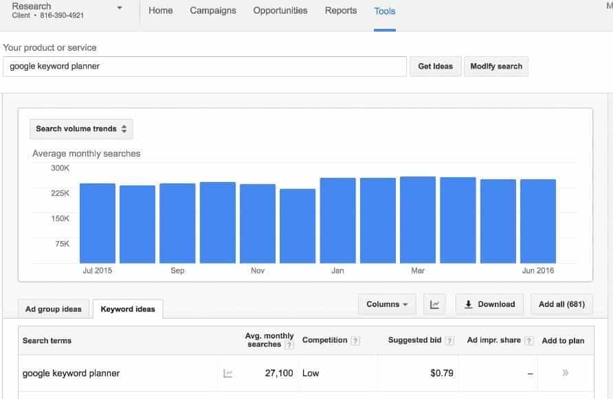 SEO Local - palabras claves locales