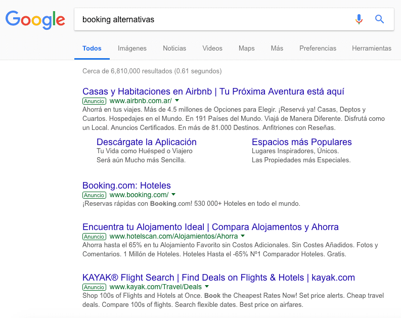 Ofertas Competitivas en AdWords